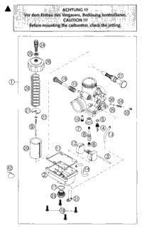 Carburetor Mikuni Vm24