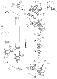 Front Fork, Triple Clamp