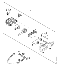 Brake Caliper Rear