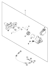 Brake Caliper Rear