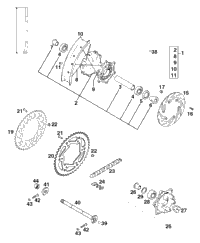 Rear Wheel Lc4, Comp