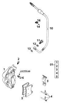Brake Caliper Front