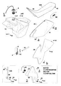 Tank, Seat, Cover