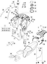 Tank, Seat, Cover