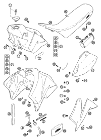 Tank, Seat And Cover