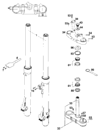Front Fork Paioli