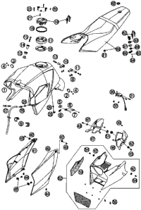 Tank, Seat, Cover