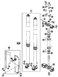 Front Fork, Triple Clamp