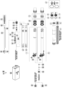 Front Fork Disassembled