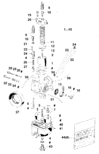 Carburetor Dell Orto Phbh28vs