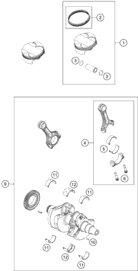 Crankshaft, Piston