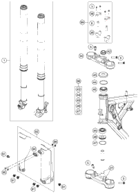 Front Fork, Triple Clamp