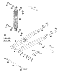 Swingarm, Shock Absorber
