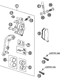 Brake Caliper Front