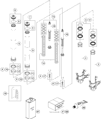 Front Fork Disassembled
