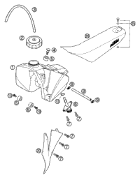 Tank, Seat, Cover