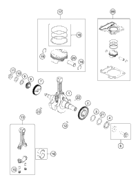 Crankshaft, Piston