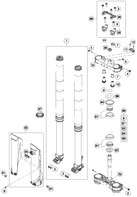 Front Fork, Triple Clamp