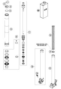 Front Fork Disassembled