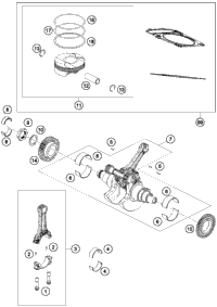 Crankshaft, Piston
