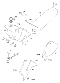 Tank, Seat, Cover