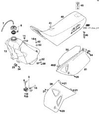 Tank, Seat, Covers