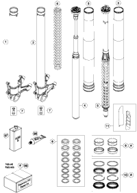 Front Fork Disassembled