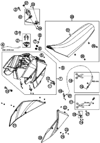 Tank, Seat, Cover