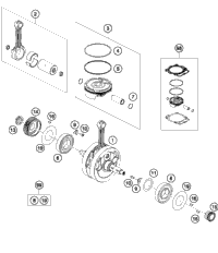 Crankshaft, Piston