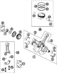 Crankshaft, Piston