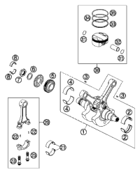 Crankshaft, Piston