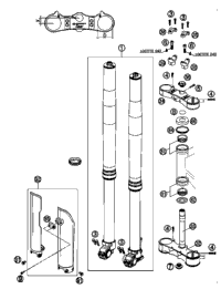 Front Fork, Triple Clamp
