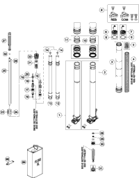 Front Fork Disassembled