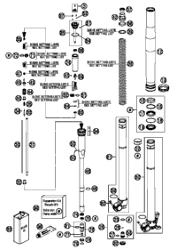 Front Fork, Disassembled