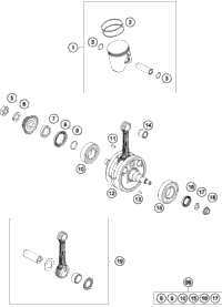Crankshaft, Piston