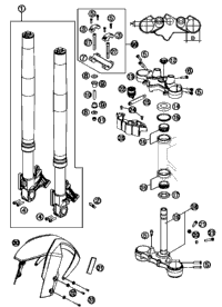Front Fork, Triple Clamp