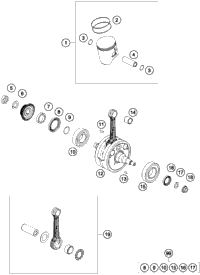 Crankshaft, Piston