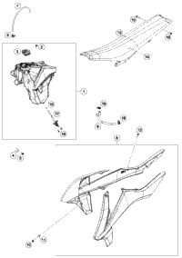 Tank, Seat, Cover