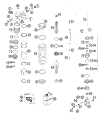 Shock Absorber Wp Disassembled