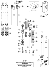 Front Fork Disassembled