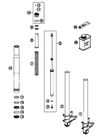 Front Fork, Disassembled