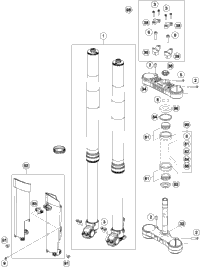 Front Fork, Triple Clamp