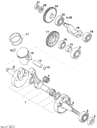 Crankshaft, Piston
