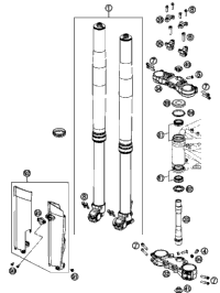 Front Fork, Triple Clamp