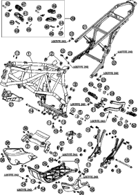Frame, Sub Frame, Engine Guard