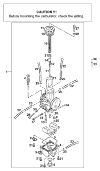 Carburetor Keihin Pwk 39