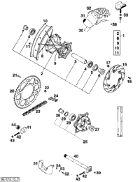 Rear Wheel Sc,Exc,Egs