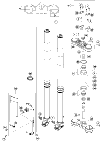 Front Fork, Triple Clamp