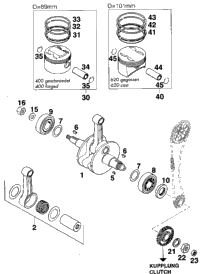 Crankshaft, Piston