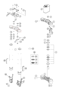 Front Fork, Triple Clamp